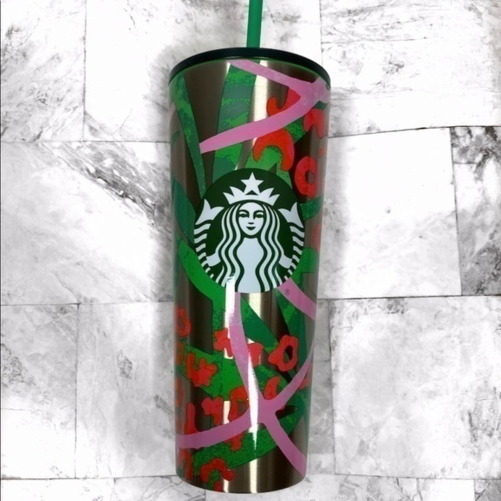 Starbucks Steel Cheetah Tumbler
